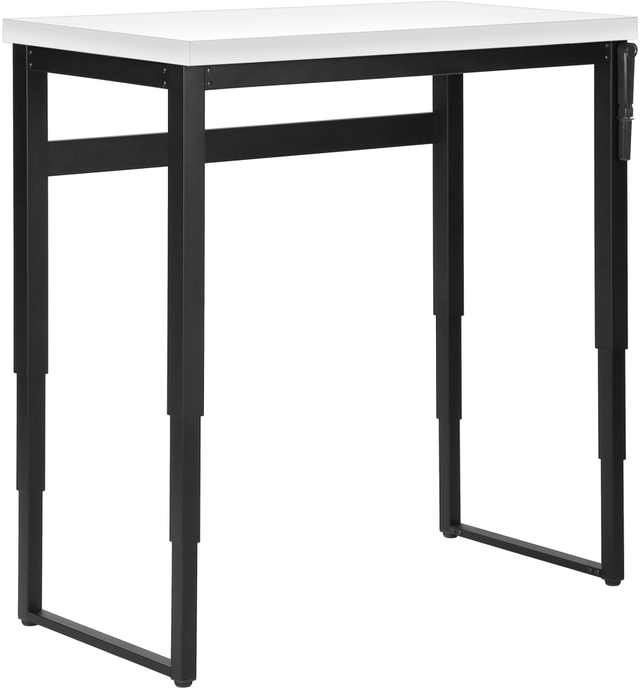 Monarch Specialties Inc. Black/White Adjustable Computer Desk-1