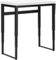 Monarch Specialties Inc. Black/White Adjustable Computer Desk-1