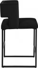 Meridian Furniture Caleb Black Velvet Counter Stool-2