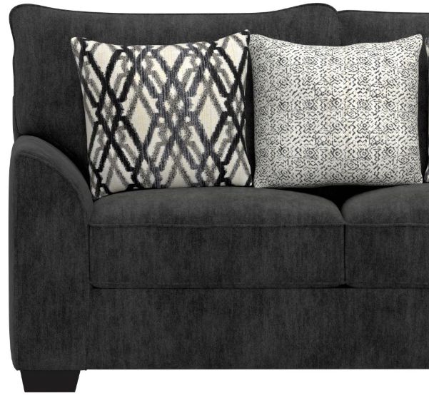 Corinthian Furniture Twilight Coal Loveseat-2