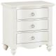 Mazin Furniture Meghan White Youth Nightstand-1