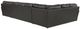 Jackson Furniture Denali 4-Piece Steel Right Side Facing U-Shape Sectional Set-3