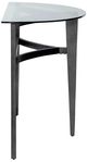 Liberty Furniture Capri Glass Top Sofa Table with Espresso Base-3