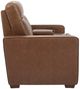 Flexsteel® Dutch Cortado Brown Power Reclining Loveseat with Console-2