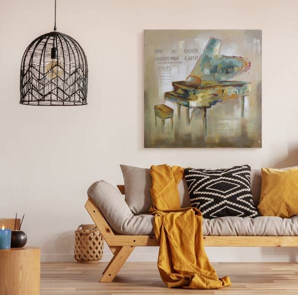 YHD Paris Piano Wall Art-1
