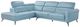 Homelegance® Giselle 2-Piece Blue Right-Arm Facing Sectional and Chaise-2
