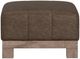 International Furniture Direct Samba Brown/Sand Drift Upholstered Square Ottoman-1