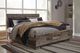 Benchcraft® Derekson Multi Gray King Panel Bed with 2 Side Storage-1