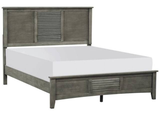 Homelegance® Garcia Gray California King Panel Bed-0