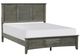 Homelegance® Garcia Gray California King Panel Bed-0