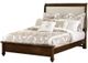 Vaughan-Bassett French Market French Cherry Queen Upholstered Bed-0