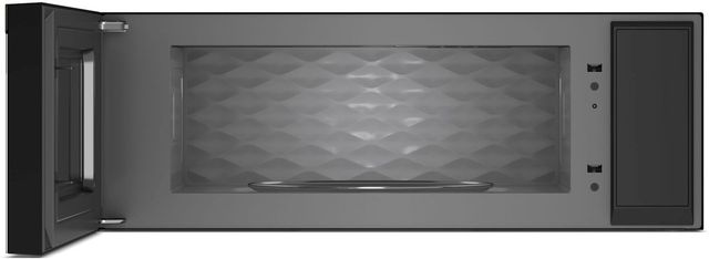 Whirlpool® 1.1 Cu. Ft. Black Stainless Over The Range Microwave-1