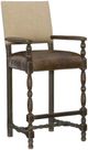Hooker® Furniture Hill Country Comfort Black/Huntington Collis Dining Barstool-0