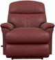 La-Z-Boy® Reed Wine Leather Manual Rocking Recliner-1