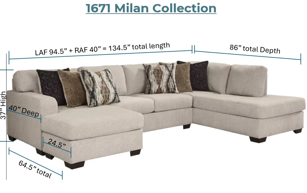Behold Home Milan Sectional - Thumbnail 4