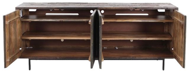 Home Trends & Design Jaipur Gray Wash/Old Barn Sideboard-3