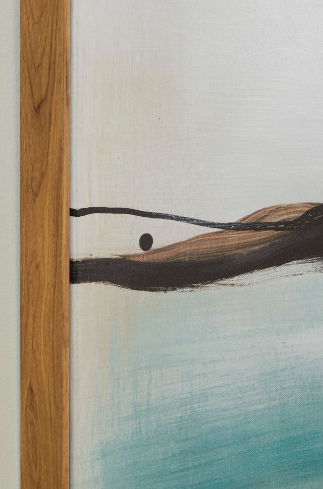 Signature Design by Ashley® Brunonia Black/Orange Wall Art-3