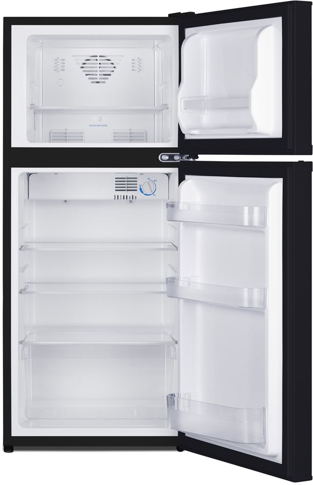 Summit® 19" 4.3 Cu. Ft. Black Top Freezer Refrigerator-1