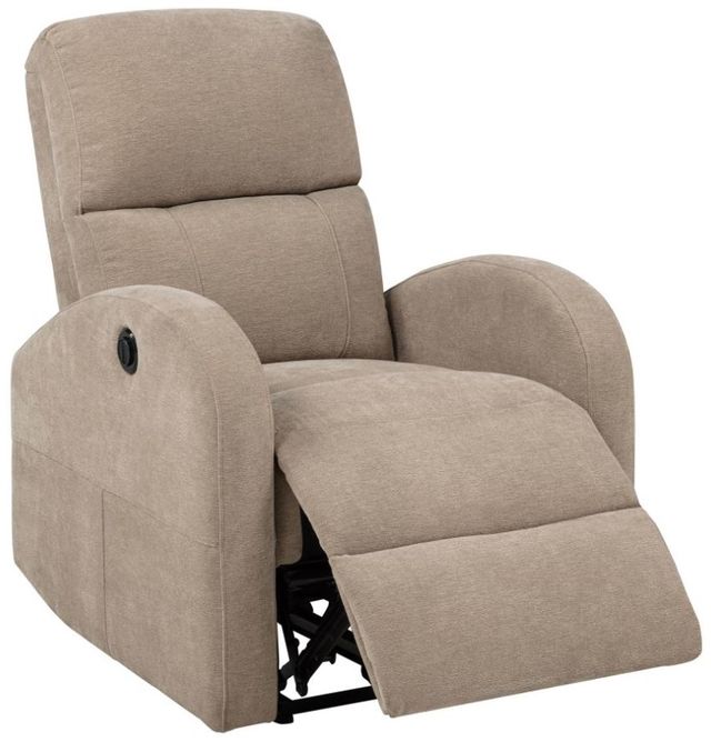 Coaster® Grant Camel Upholstered Power Recliner-0