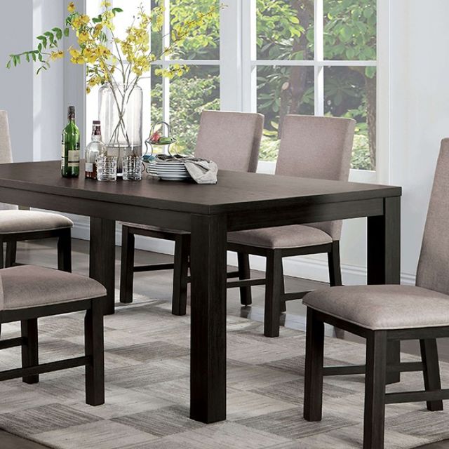 Furniture of America® Umbria Antique Black Dining Table-1