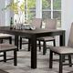 Furniture of America® Umbria Antique Black Dining Table-1