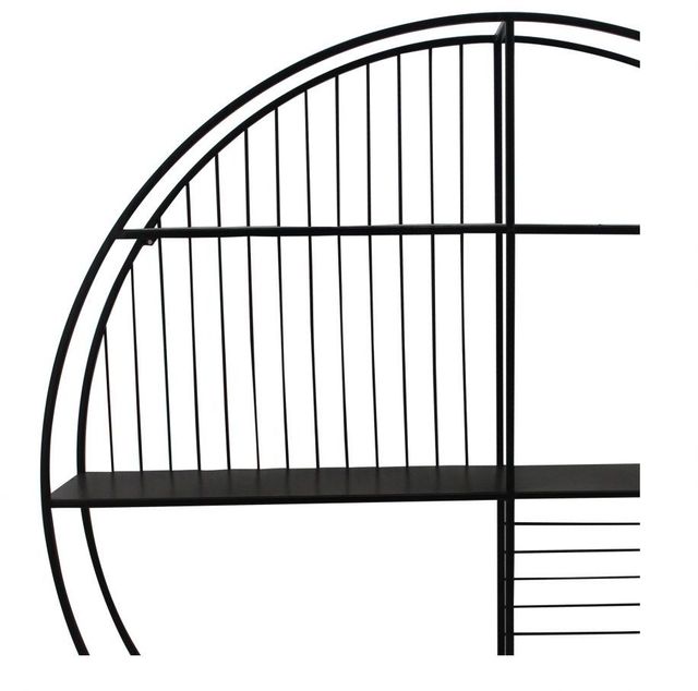 Moe's Home Collection Portal Black Wall Shelf-2