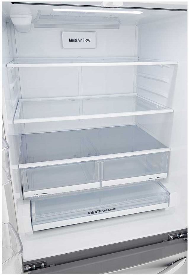LG 25.2 Cu. Ft. PrintProof™ Stainless Steel French Door Refrigerator-3