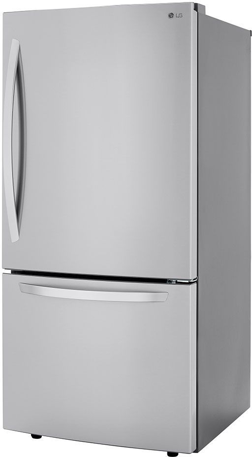 LG 33 in. 25.5 Cu. Ft. PrintProof™ Stainless Steel Bottom Freezer Refrigerator-4