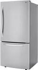 LG 33 in. 25.5 Cu. Ft. PrintProof™ Stainless Steel Bottom Freezer Refrigerator-4