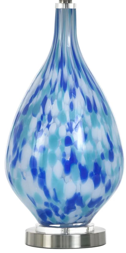 Stylecraft Fanling Blue Table Lamp-1