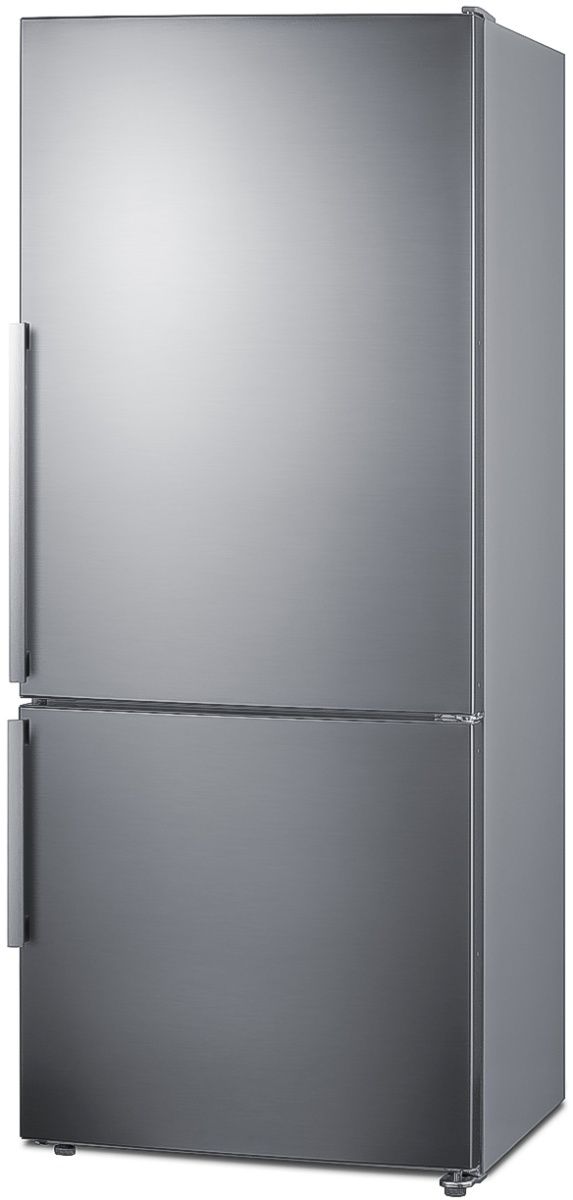 Summit® 28 in. 14.0 Cu. Ft. Stainless Steel Counter Depth Bottom Freezer Refrigerator-3