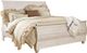 Signature Design by Ashley® Willowton 5-Piece Whitewash King Sleigh Bed Set-1