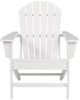 Signature Design by Ashley® Sundown Treasure White Plastic Adirondack Chair-1