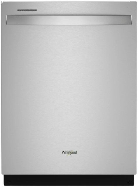 Whirlpool® 24" Fingerprint Resistant Stainless Steel Built In Dishwasher with AI Intelligent Wash and Tall Top Rack-0
