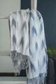 A & B Home Gray/White Throw Blanket-2