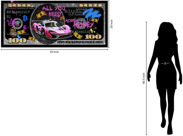 Classy Living Expressive McLaren Money Wall Art-2