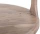 International Furniture Direct Balam Stained White Round Cocktail Table-5