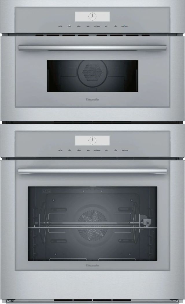 Thermador® Masterpiece® 30" Stainless Steel Oven/Micro Combo Electric Wall Oven-0
