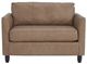 Best® Home Furnishings Customizable Bayment Leather Chair and a Half with Dark Walnut Legs-1