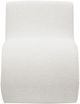 Coaster® Ronea Boucle Cream Upholstered Armless Curved Accent Chair-1