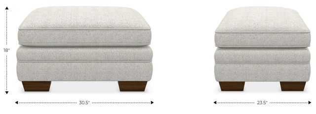 La-Z-Boy® Meyer Parchment Ottoman-2