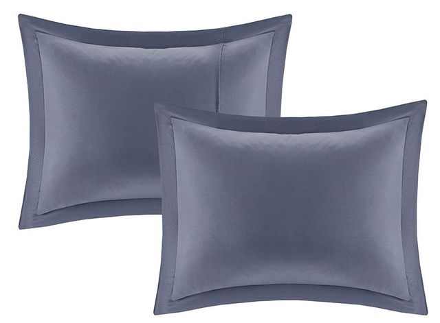 Olliix by Intelligent Design Marsden Blue/Grey Twin Complete Bed Set Including Sheets-3