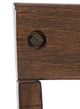 Jofran Inc. Mission Viejo Brown Slatback Counter Stool-4