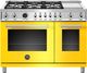 Bertazzoni Professional Series 48" Yellow Pro Style Duel Fuel Range-0