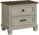 Elements International Farmington 3-Piece Medium Brown/Washed Stone King Panel Bedroom Set-3