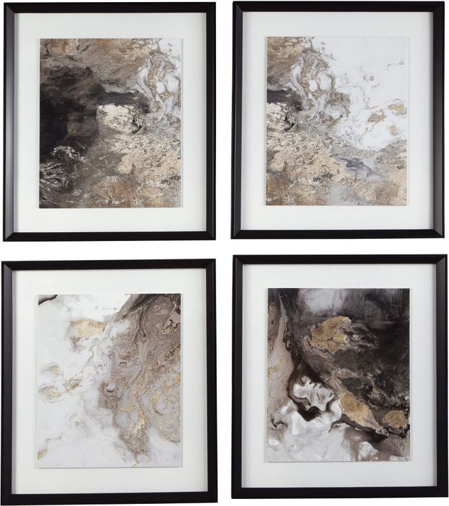 Signature Design by Ashley® Hallwood 4-Piece Multi Wall Art-1