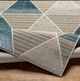 Surya Impulse Deep Teal/Taupe 4'x6' Area Rug-3