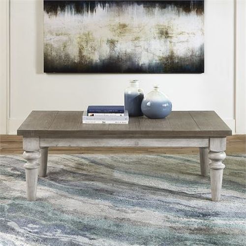 Liberty Furniture Heartland Antique White Cocktail Table-3