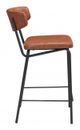 Zuo Modern Sharon Vintage Brown Counter Chair-4