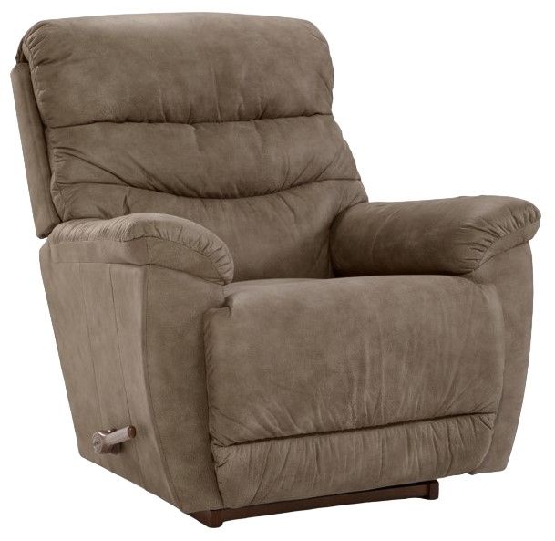 La-Z-Boy® Joshua Mushroom Manual Rocking Recliner-0